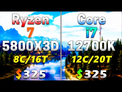 Ryzen 7 5800X3D vs Core i7 12700K | Which is Better for Gaming for the Same Price in 2023?