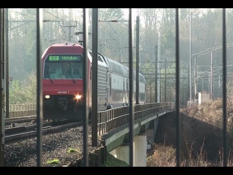 S-Bahn S3 Wetzikon-Aarau ZVV an einem kalten Dezembertag