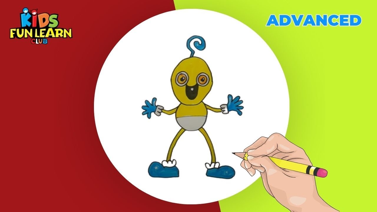 How to draw baby long legs