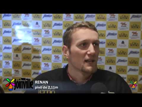 Portal Joinville - Tyago Aleo e Renan sao apresentados pelo Basquete de Joinville