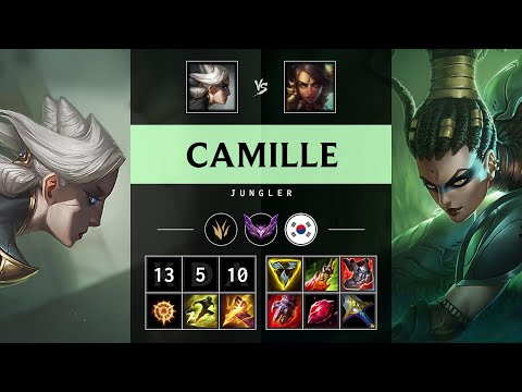Camille Jungle vs Nidalee - KR Master Patch 25.16
