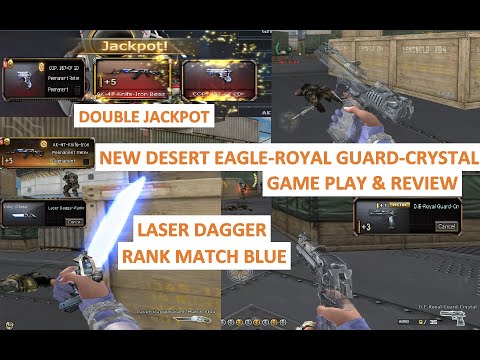 CROSSFIRE PH NEW DESERT EAGLE-ROYAL GUARD-CRYSTAL & LASER DAGGER-RANK MATCH BLUE REVIEW
