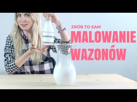 Jak pomalować szklane wazony? Wazon ombre #DIY #OMBRE #DEKORACJE