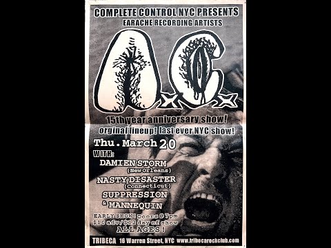 ANAL CUNT (AxCx) 15th anniversary show March 20th 2003 at TRIBECA ROCK CLUB New York City, NY - USA