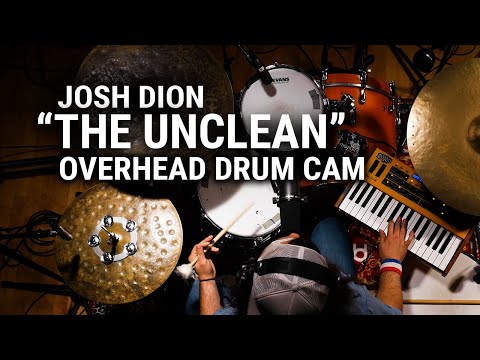 Meinl Cymbals - Josh Dion - "The Unclean" - Overhead Drum Cam