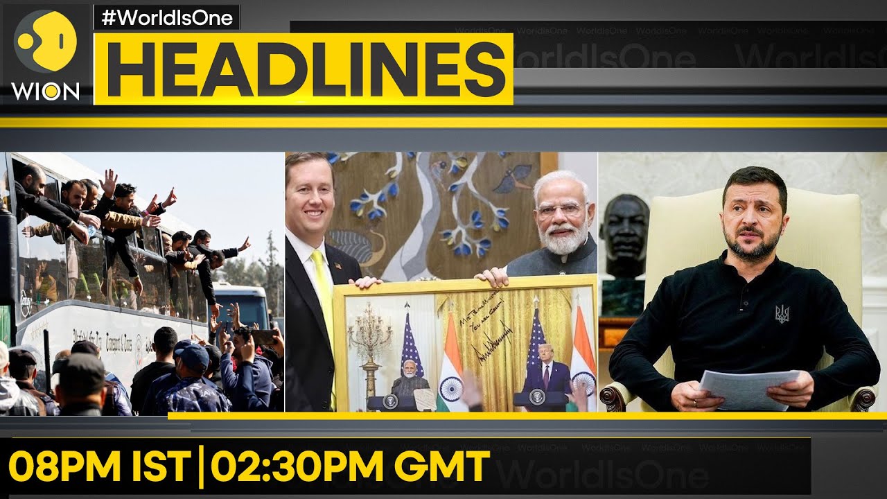 US Envoy-Designate Gor Meets PM Modi | Zelensky Urges Trump To Broker Ukraine Peace | WION Headlines