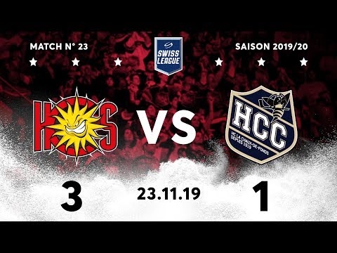 23.11.2019 HC Sierre - HC La Chaux-de-Fonds (3-1)