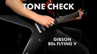 Video thumbnail for TONE CHECK: Gibson 80s Flying V Demo by Cream City Music