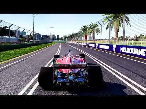 F1 2017 - (FERRARI) Australian Grand Prix Gameplay (PS4 Pro) @ 1080p (60ᶠᵖˢ) HD ✔