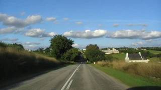 preview picture of video 'Driving Between Sainte Anne La Palud &  Plonévez -Porzay, Finistere, Brittany, France'