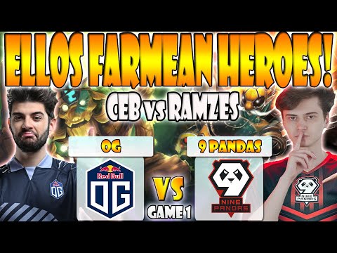 OG VS 9 PANDAS BO3[GAME 1]ELIMINACIÓN - CEB, BZM VS RAMZES, KIYOTAKA - DREAMLEAGUE SEASON 21- DOTA 2