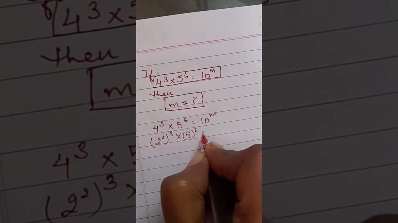 Exponential Math #maths #mathstricks #mathshorts #mathematics #education #easymaths