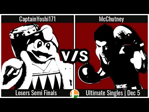CaptainYoshi (Villager/Dedede) vs McChutney (Little Mac) - SSB India December