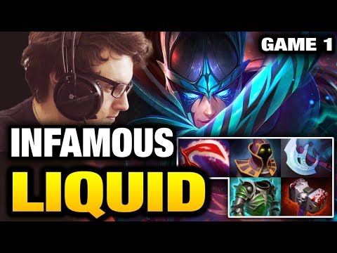 Liquid vs Infamous Miracle is Overconfident ULTRAKILL - The International 2017 Game 1