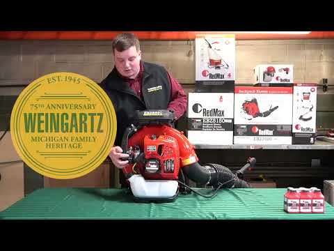 Redmax Backpack Blower EBZ8560 Starting Procedure