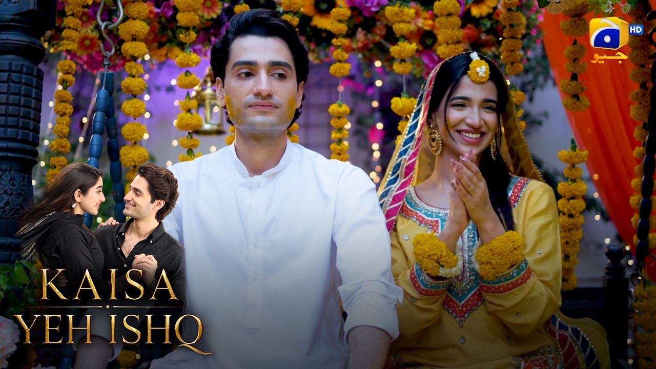Ali & Sara Mehndi Moments 💚💚 || Kaisa Yeh Ishq || Har Pal Geo