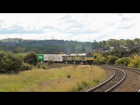 QUBE Freight Train (1311) at Menangle 1-05-2023