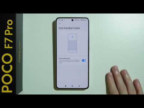 POCO F7 Pro: How to Turn ON/OFF One Handed Mode