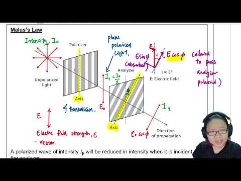 7.4b Malus Law: Polarization and Intensity | AS Waves | Cambridge A Level Physics