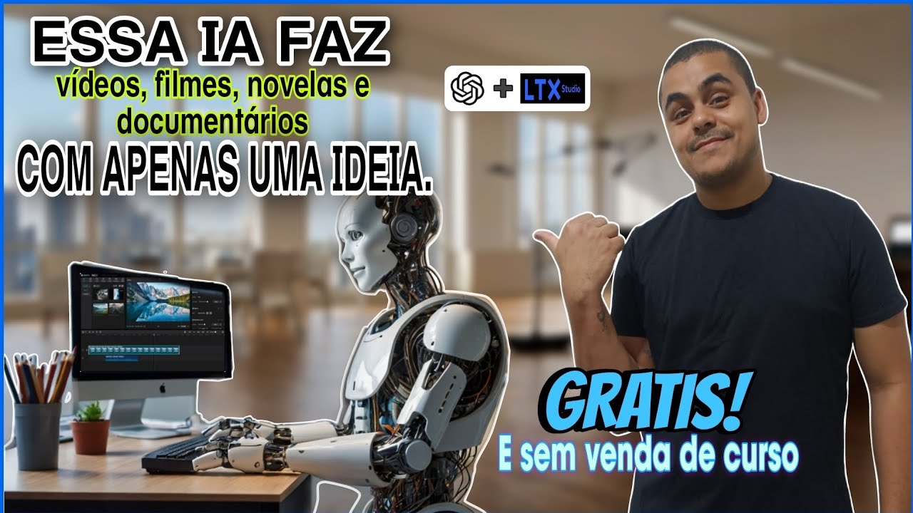 IA grátis que cria tudo, apenas dê uma idéia. GPT + LTX Studio