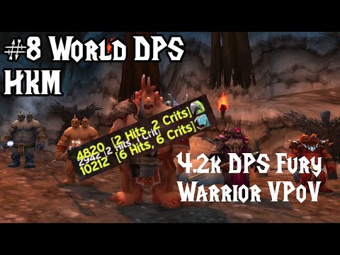 #8 World DPS High King Maulgar (HKM) - 4.2K | Burning Crusade Classic Fury Warrior PoV