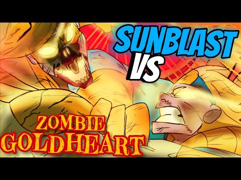 VIDEOCOMIC: SUNBLAST Vs GOLDHEART ZOMBIE | VILLAINOUS THZ AU