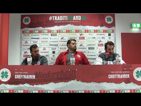 Pressekonferenz nach Rot-Weiß Oberhausen - SSVg Velbert