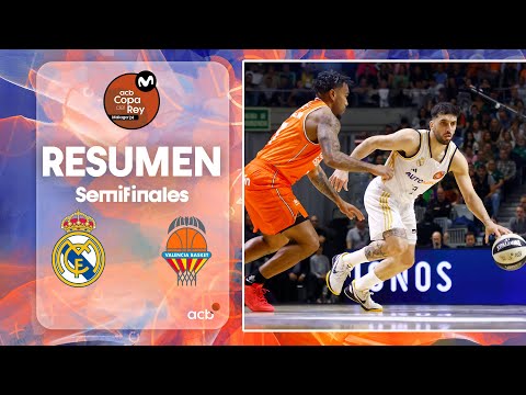 Real Madrid - Valencia Basket (95-76) RESUMEN | Copa del Rey Málaga 2024