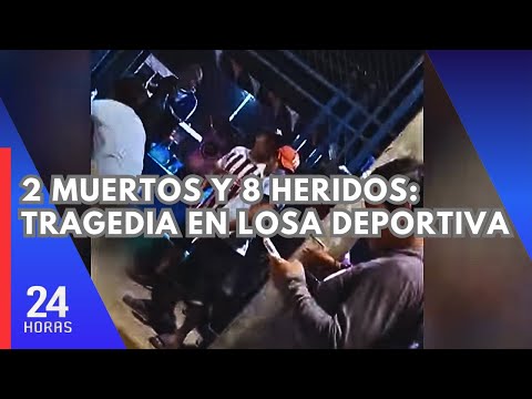 Chimbote: balacera en losa deportiva deja dos muertos y ocho heridos
