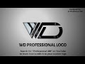 WD Professional Logo Design On Pixellab Photopea Tutorial