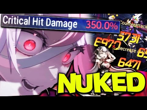 I gave Abyssal Yufine MAXED CRIT DAMAGE and she went berserk in RTA. - Epic Seven