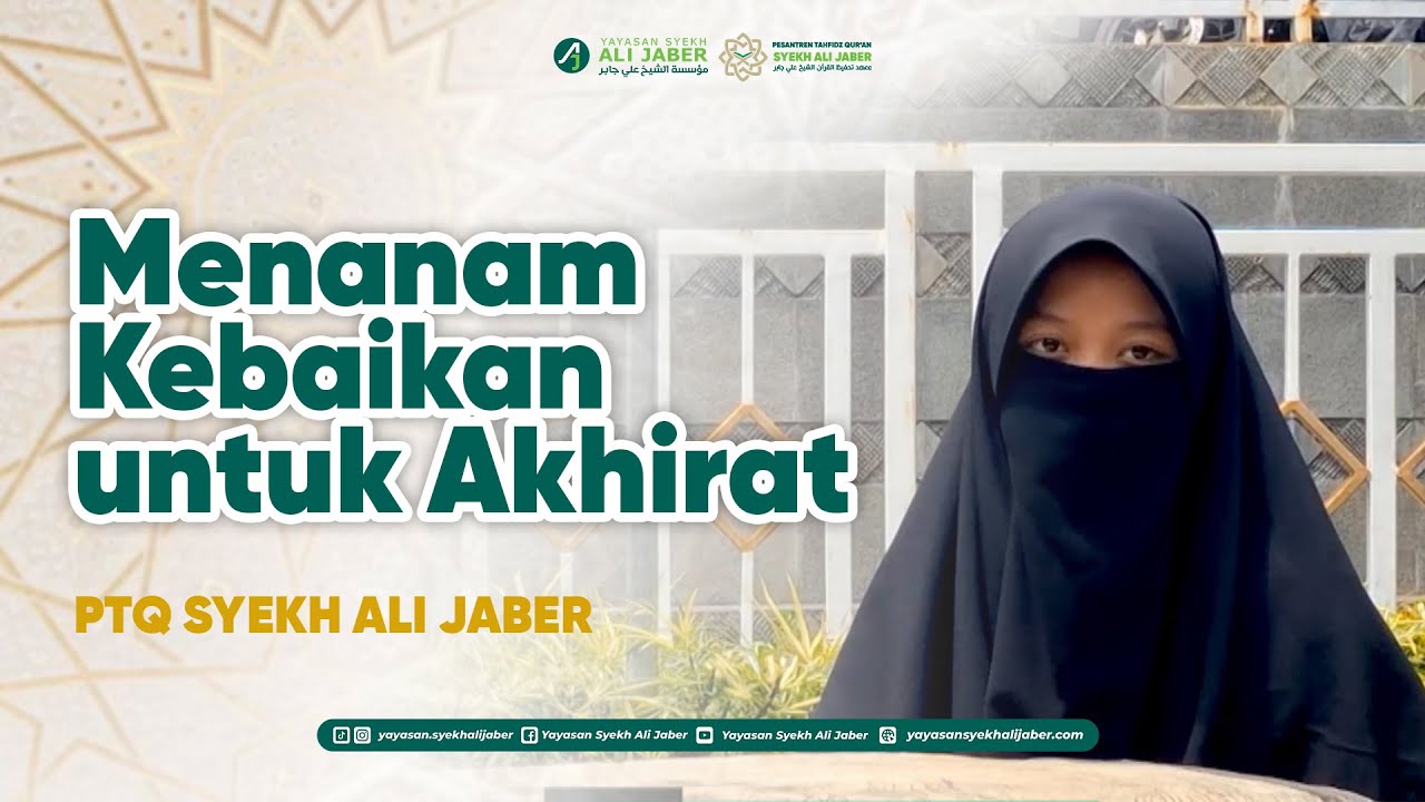 MENANAM KEBAIKAN UNTUK AKHIRAT