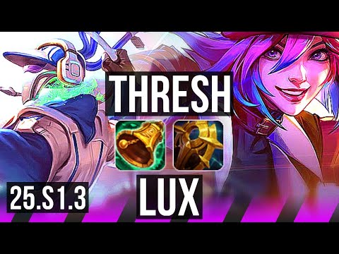 THRESH & Miss Fortune vs LUX & Caitlyn (SUP) | KR Master | 25.S1.3