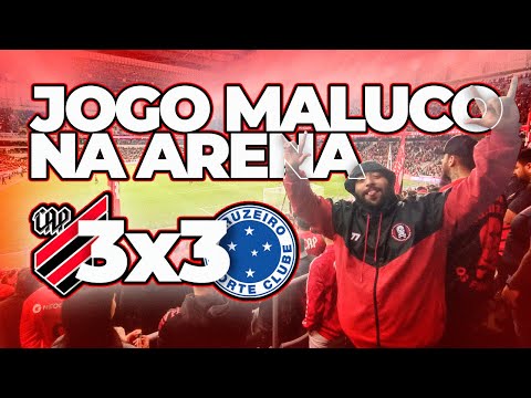 EMPATE COM A RAPOSA NA LIGGA ARENA - ATHLETICO 3 X 3 CRUZEIRO - CAMPEONATO BRASILEIRO 2023