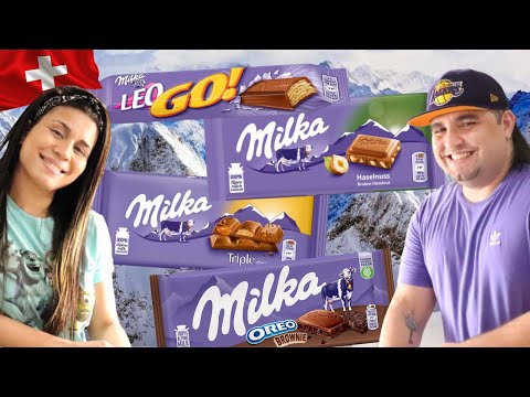 EXPERIMENTANDO MILKA - TRIPLE CARAMEL, HAZELNUTS, OREO BROWNIE E LEOGO!