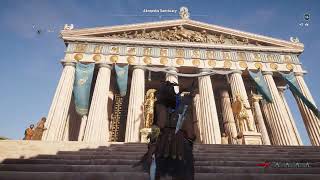 Assassin’s Creed Odyssey Parthenonand Athena Statue