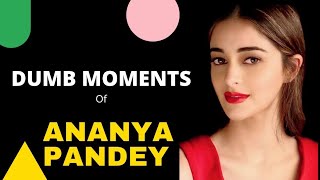 ANANYA PANDEY'S STRUGGLES || DUMB AND FUNNY MOMENTS video