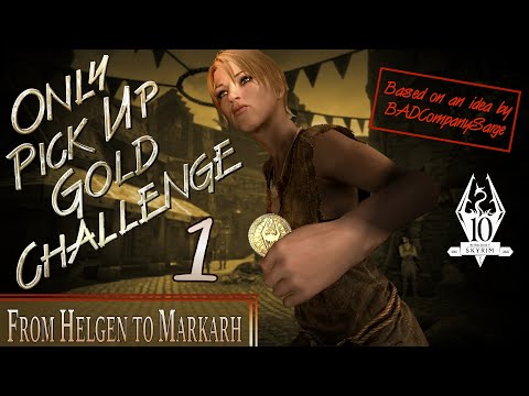 Only Pick Up Gold Challenge (1) - an idea by BADCompanySarge - Skyrim AE Legendary Survival Build