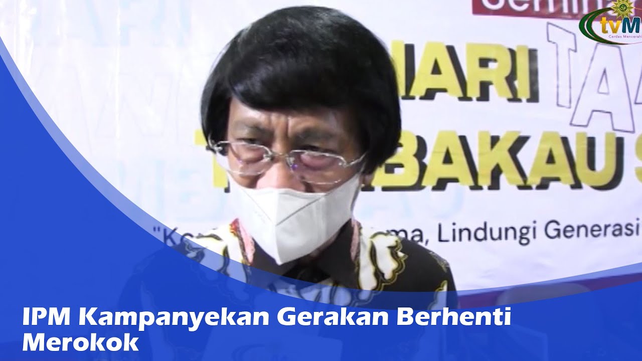 Peringati Hari Tanpa Tembakau Sedunia, IPM Kampanyekan Gerakan Berhenti Merokok