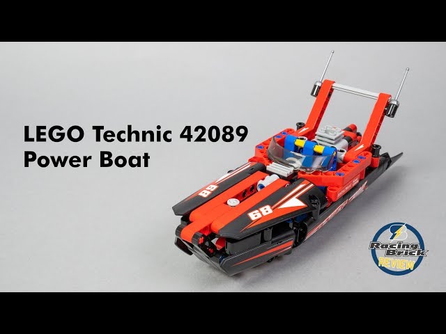 LEGO Technic 42089 Power Boat unboxing, speed build and review