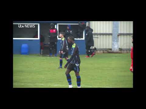 Gillingham Town FC on ITV News