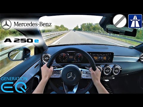 Mercedes A250e | Autobahn | Top Speed | POV Drive