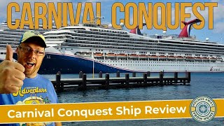 Carnival Conquest Cruise Ship | Cozumel Cruise Review | Conquest Ship Tour 2025