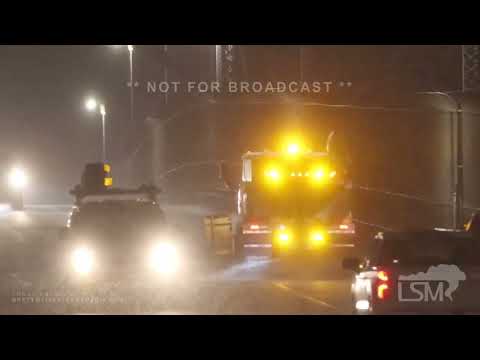 01-21-2022 Bourne, MA - Ocean Effect Snow Squalls - Cape Cod - Slick Roads