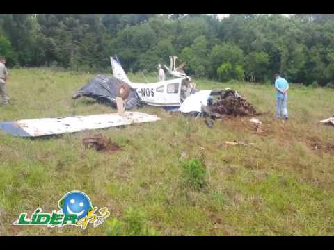 Local da queda do avião que matou dois Passo-fundenses no Norte do Estado