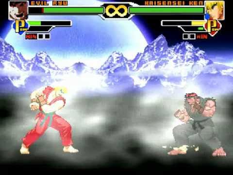SWG Mugen - Evil Ryu vs KaiSensei Ken