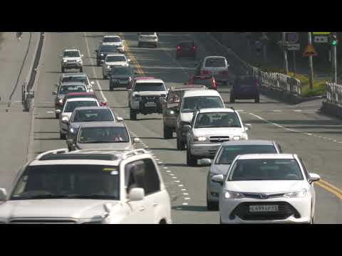 Petropavlovsk-Kamchatsky walking tour [4K] - Vladivostokskaya street, 50 years of October avenue