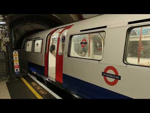 1972 Stock Bakerloo Line train departs Piccadilly Circus London Underground