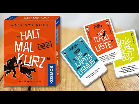 STOP FOR A WHILE - Game Rules TV (German Game Instructions) - KOSMOS