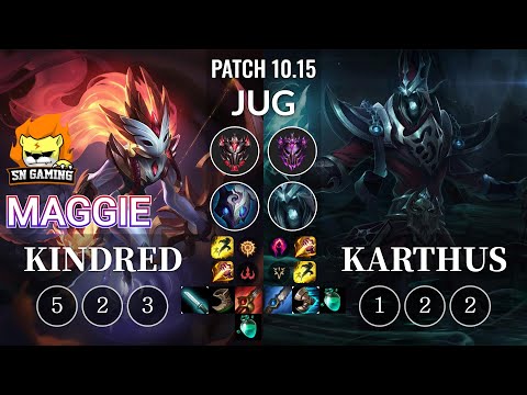 SN Maggie Kindred vs Karthus Jungle - KR Patch 10.15